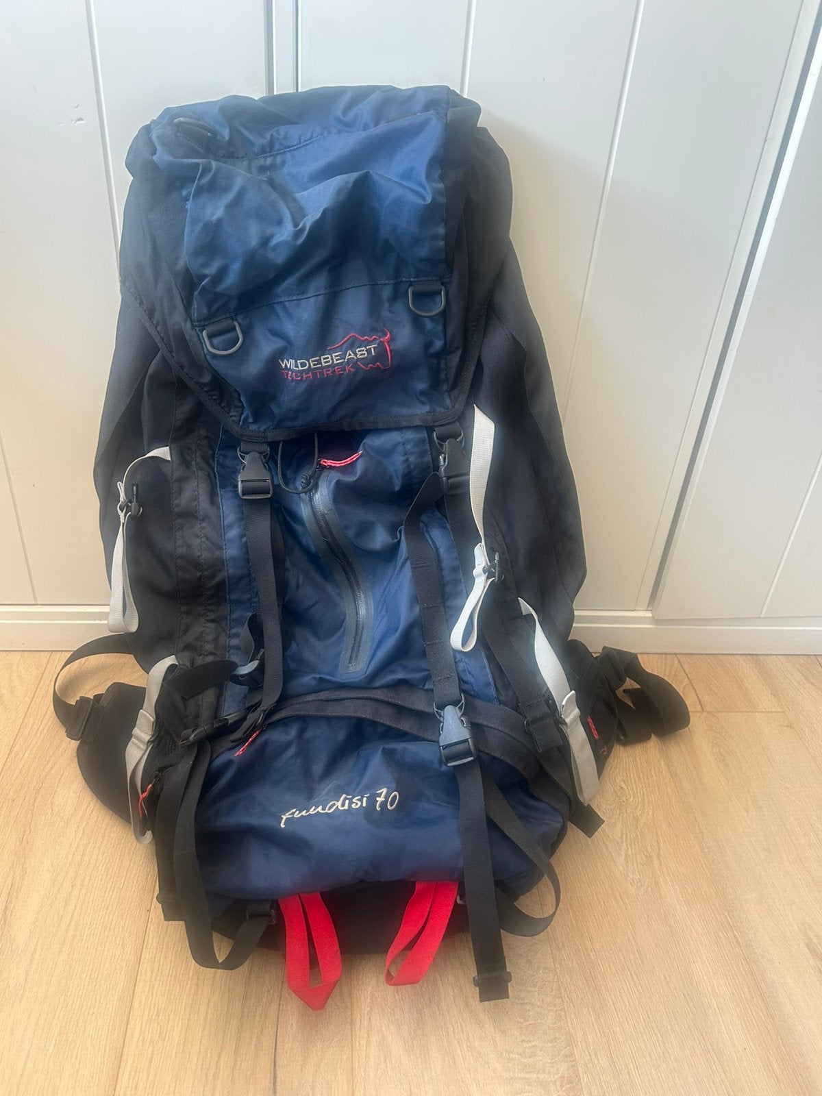 Rugzak Wildebeast fundisie 70 Liter, Gebruikt, Trekking, 60 cm of meer, Ophalen