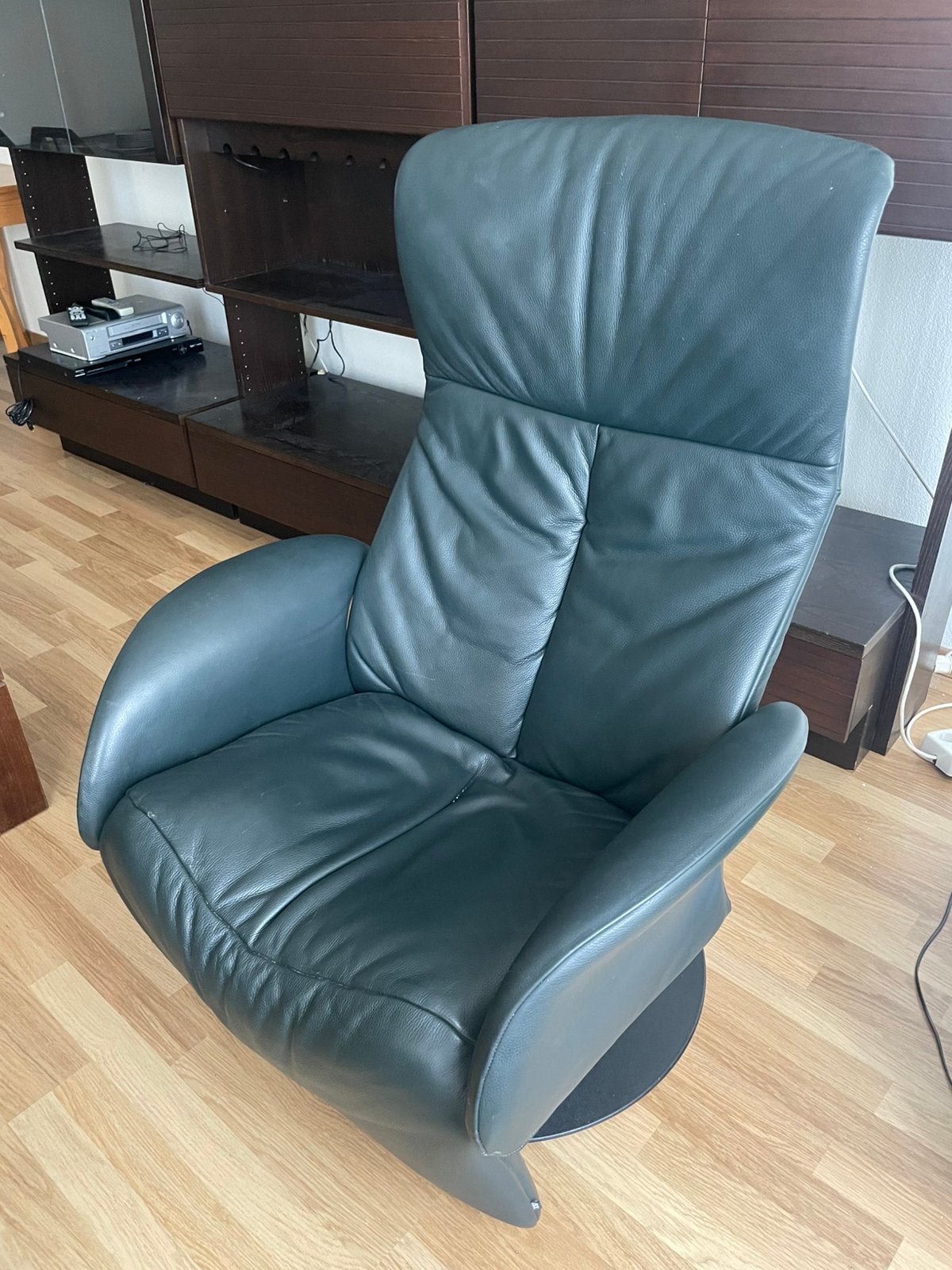 JORI Symphony Design Relaxfauteuil Leder Mono-Move zwart, Huis en Inrichting, Fauteuils, Ophalen, Zo goed als nieuw, Leer
