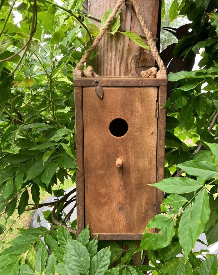 Houten vogelhuisje, nestkastje, Ophalen of Verzenden, Nieuw