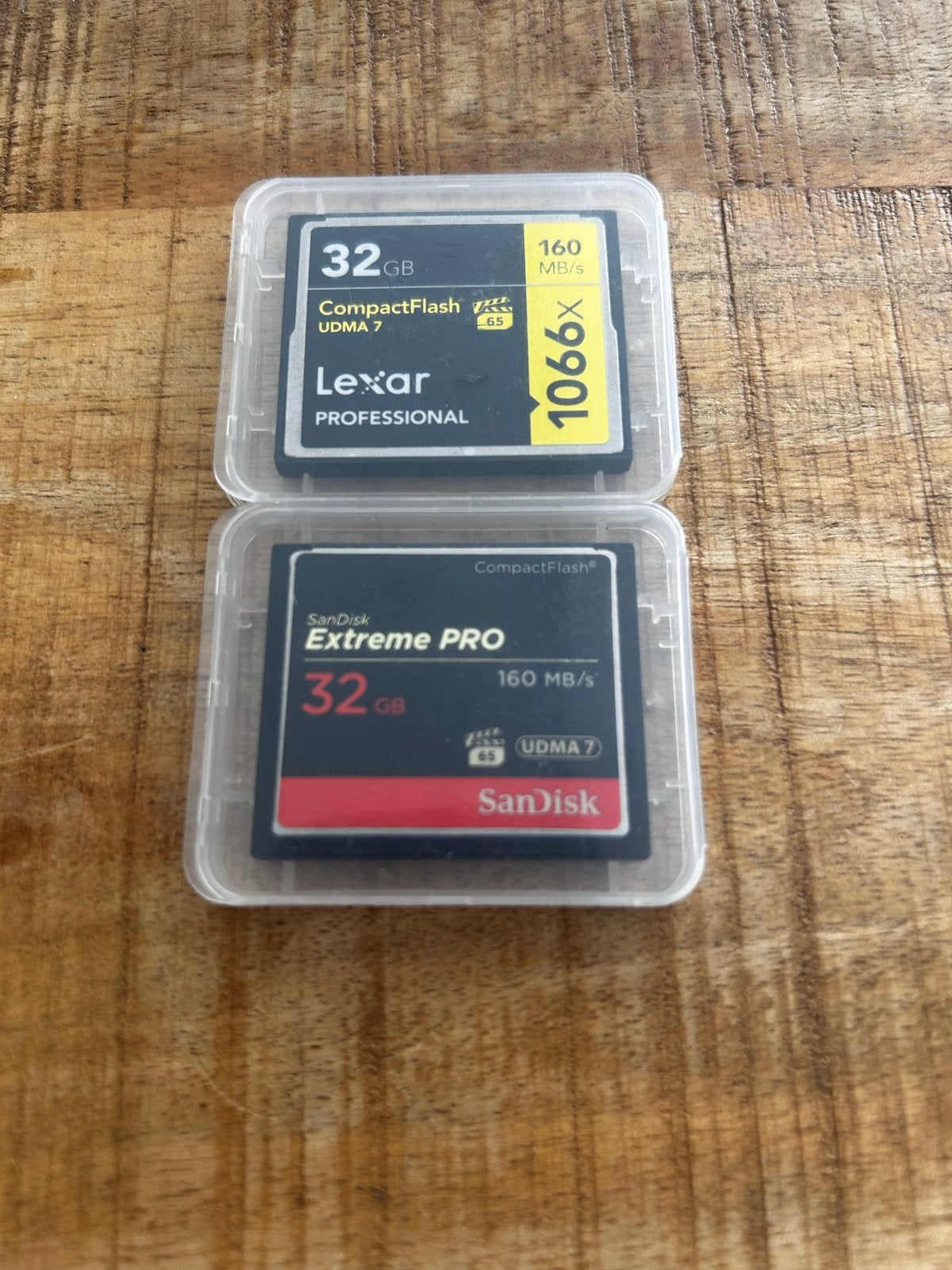 CompactFlash (CF) Geheugenkaarten - Diverse Capaciteiten, 32 GB, Ophalen of Verzenden, Zo goed als nieuw, Fotocamera