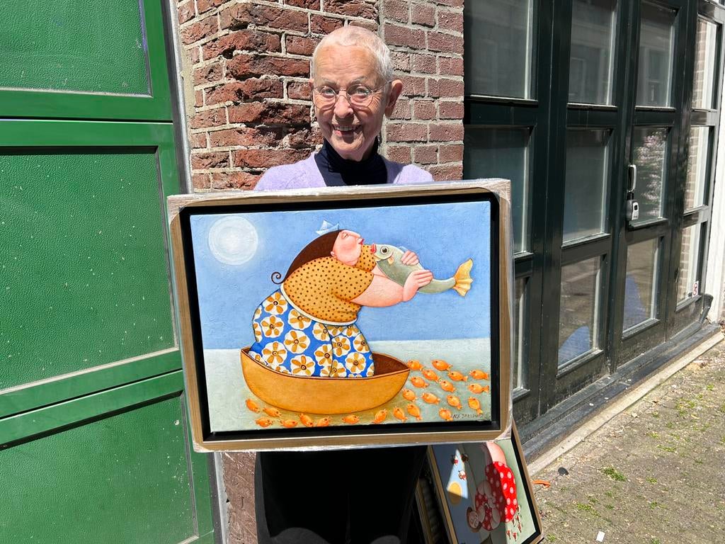 Ada Breedveld schilderij, Antiek en Kunst, Kunst | Schilderijen | Modern, Ophalen of Verzenden
