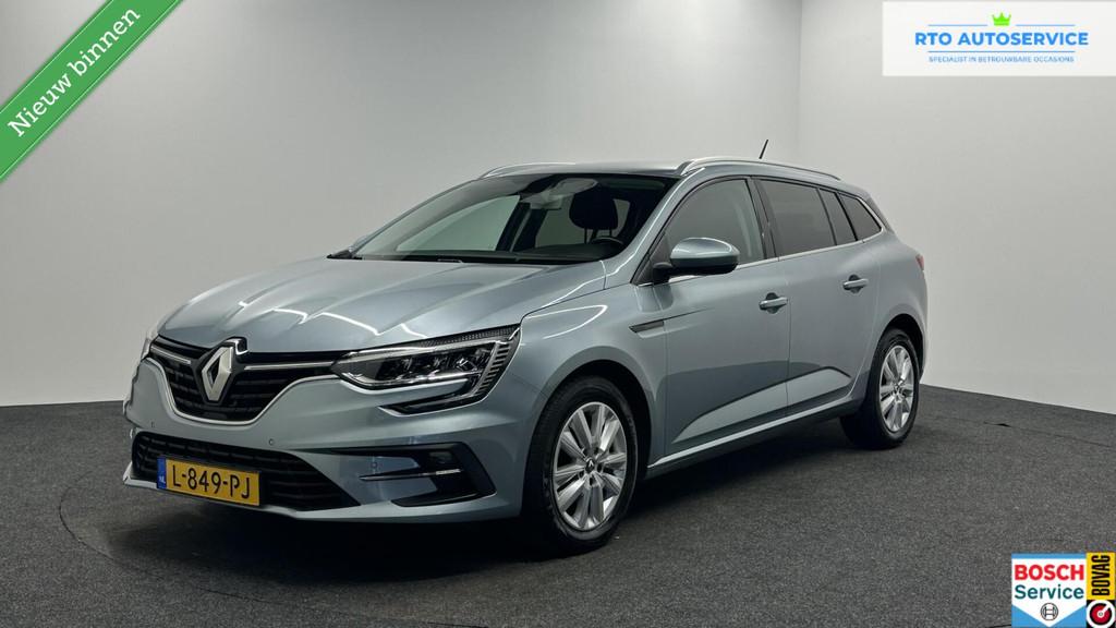Renault Megane Estate 1.0 TCe Business Zen CARPLAY LM NAVI C, Stof, Gebruikt, Met garantie (alle), Origineel Nederlands