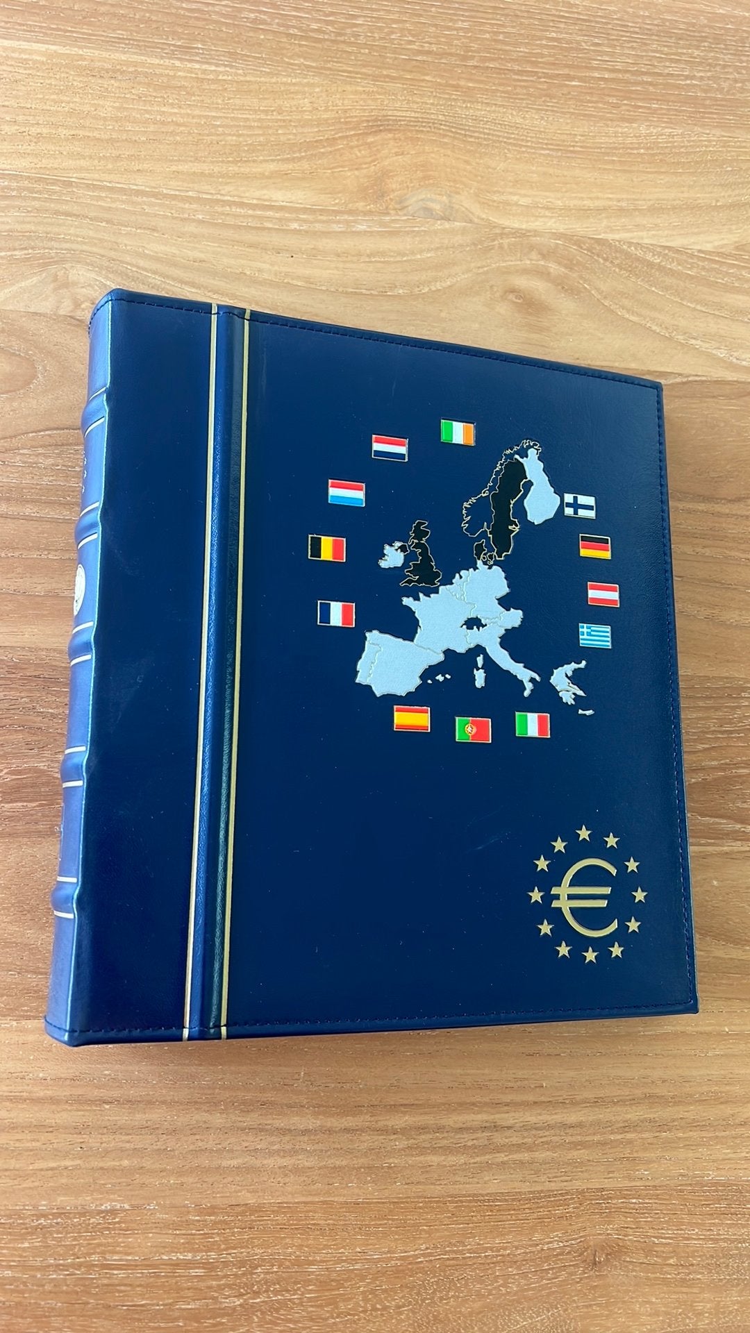 Euro munten in map Nieuw, Ophalen, Verzamelmap