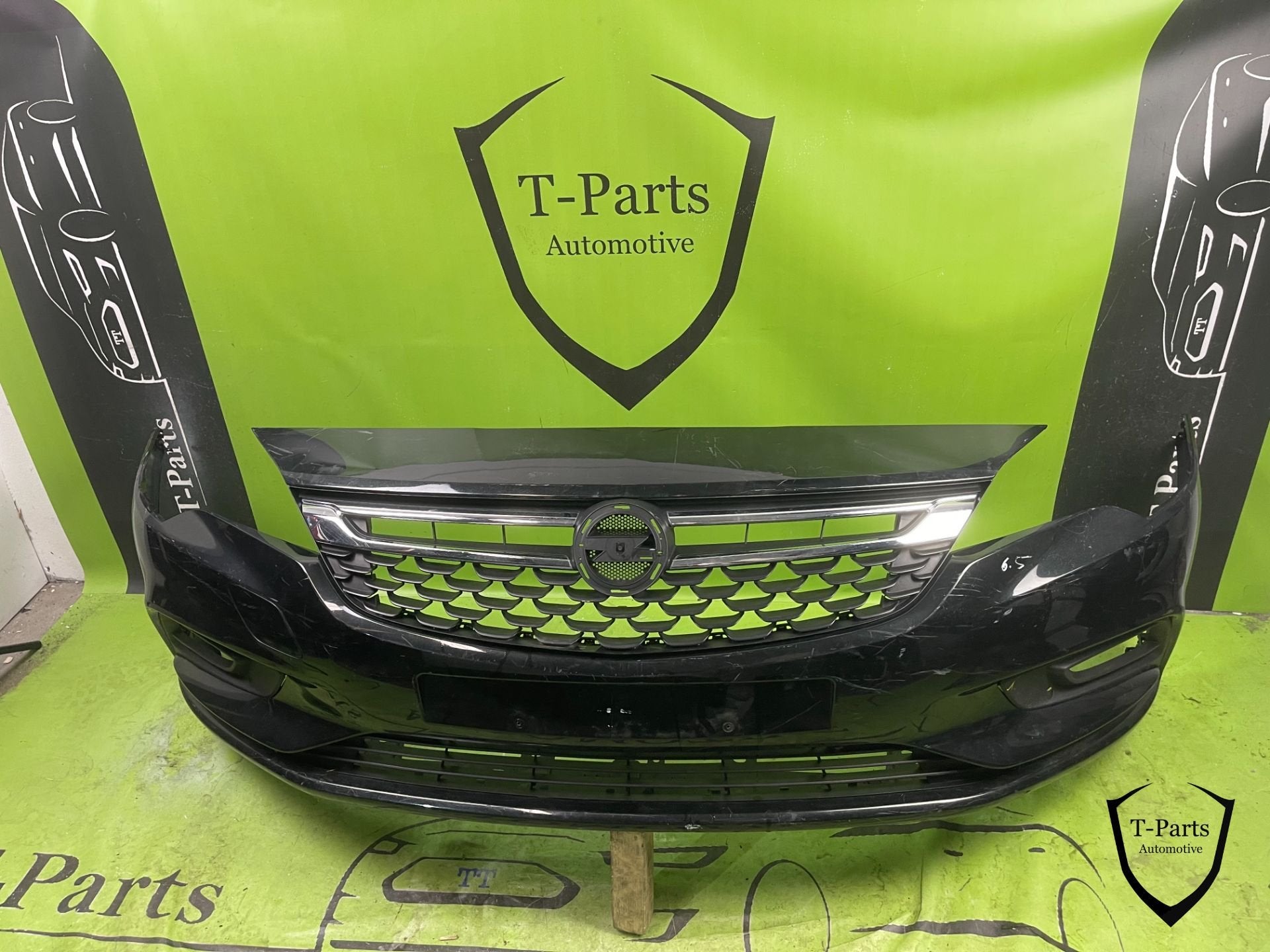 opel astra K voorbumper bumper grille rooster