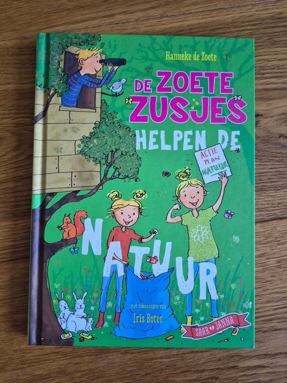 Zoete Zusjes Helpen de Natuur,Zoeken een Schat,Lossen het op, Ophalen of Verzenden, Zo goed als nieuw, Hanneke de Zoete, Fictie