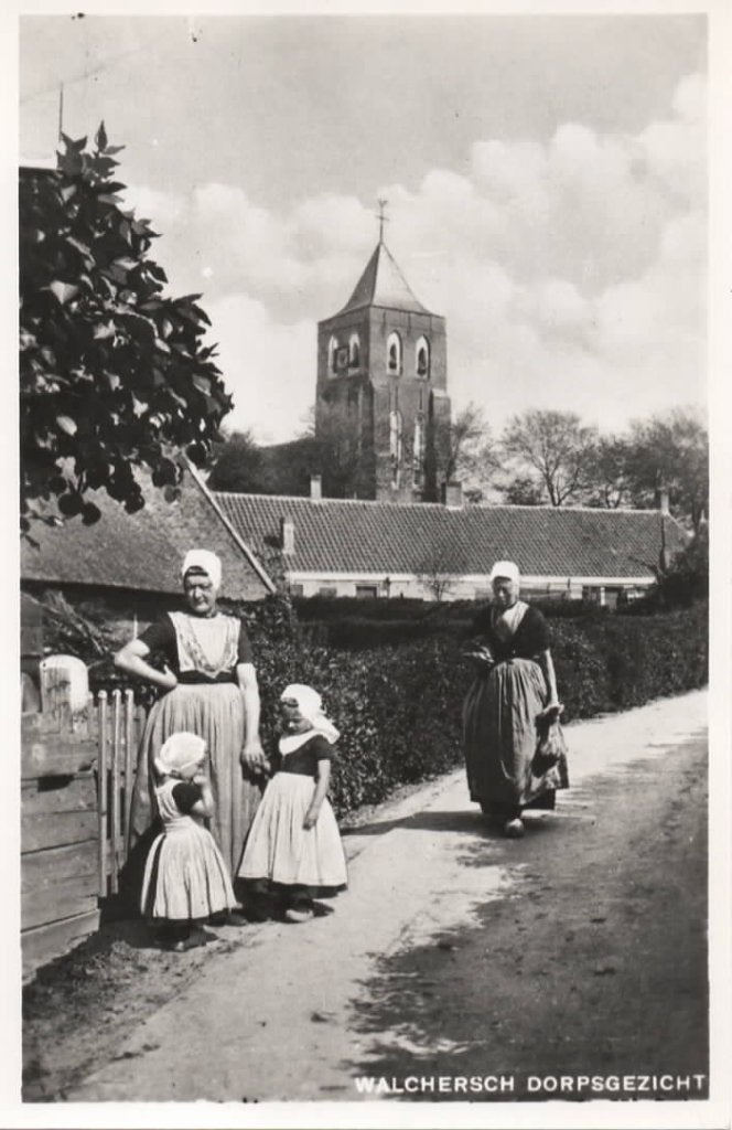 Zeeland Walchersch Dorpsgezicht, Verzenden, 1940 tot 1960, Ongelopen, Zeeland