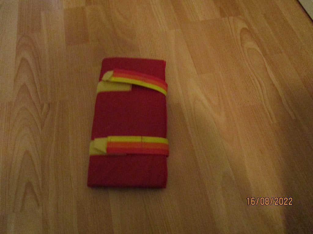 Rood opvouwbaar matje met banden, Ophalen of Verzenden, Nieuw, Overige typen
