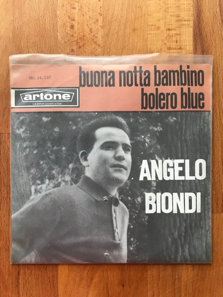 Angelo Biondi - Buona Notta Bambino / Bolero Blue (Vinyl), Gebruikt, Verzenden, Overige genres, 7 inch