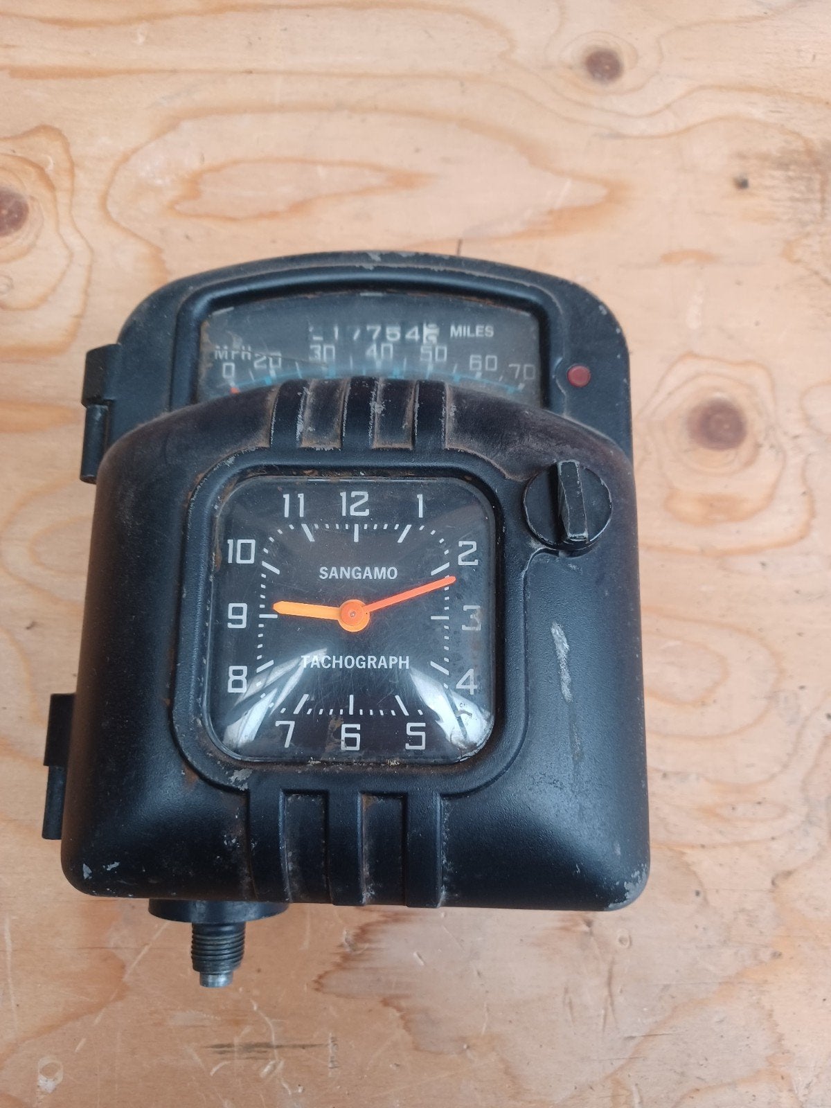 Tachograaf  US truck 50 e  jaren Modell AA, Ophalen
