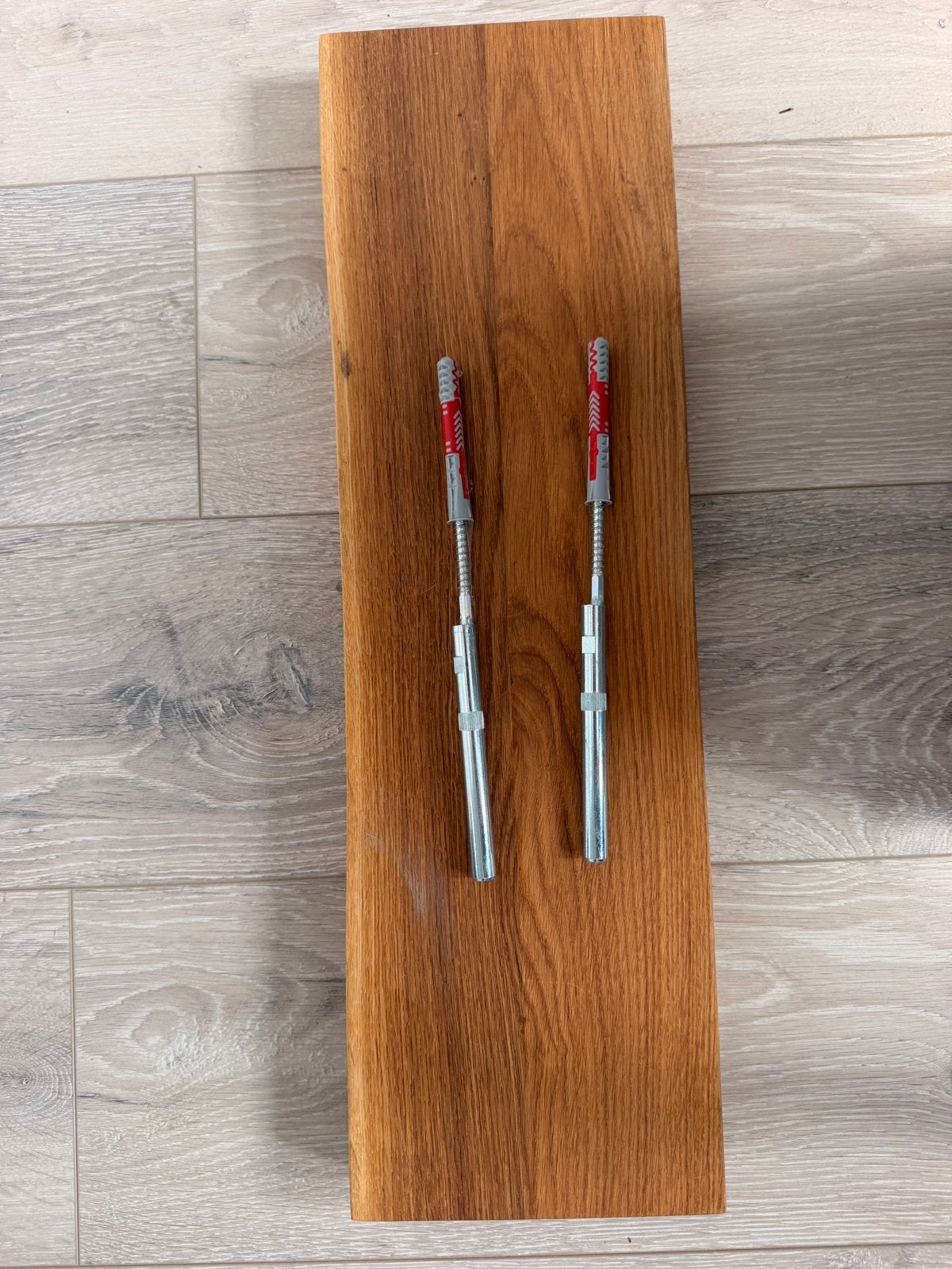 Massief houten wandplank met blinde bevestiging, Ophalen, Nieuw