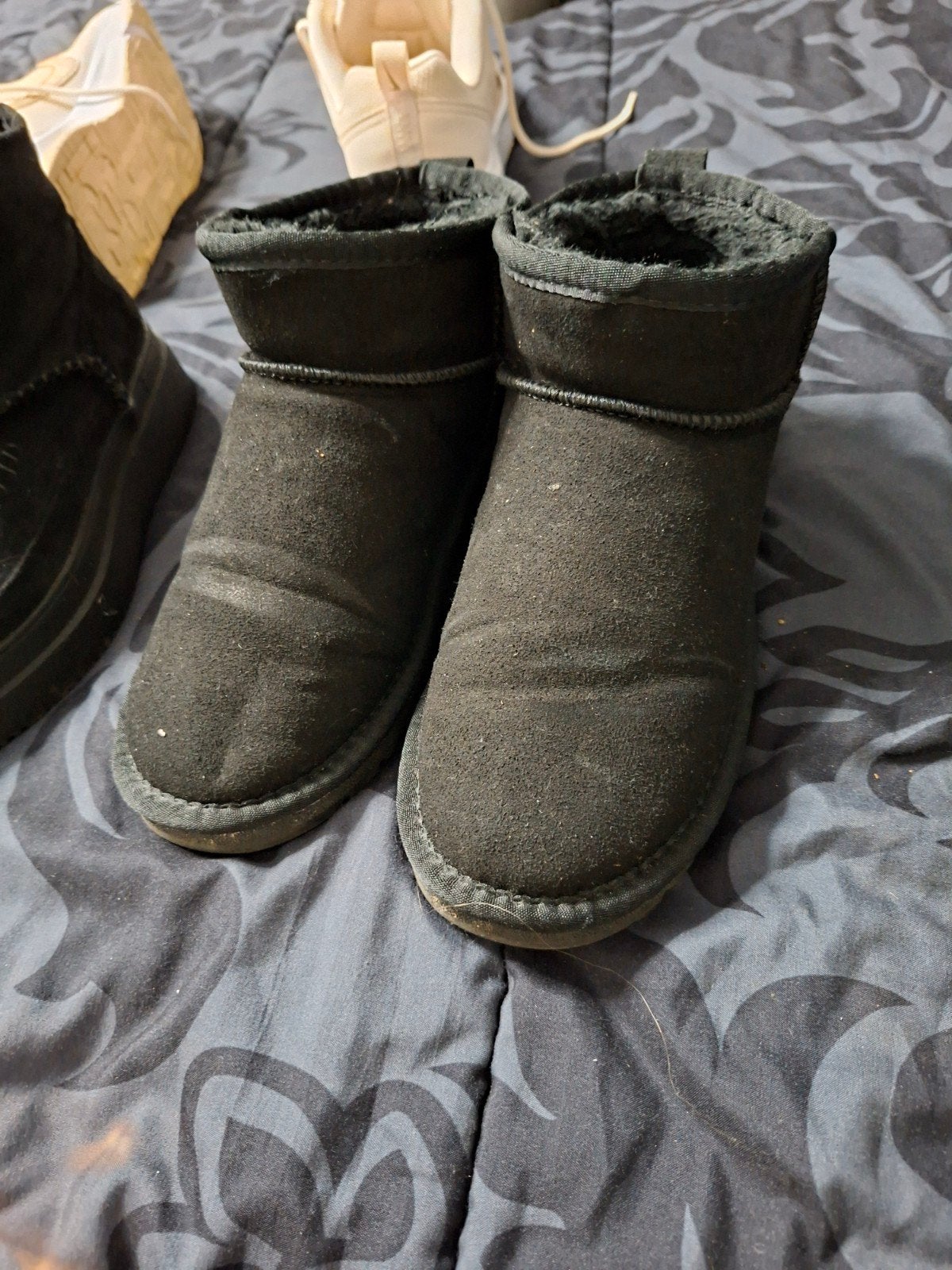 Zwarte UGG laarzen - Maat 39, UGG, Zwart, Lage of Enkellaarzen, Ophalen of Verzenden