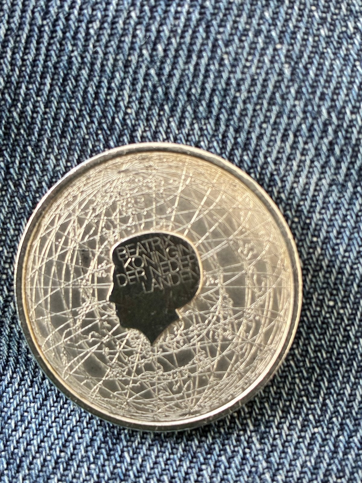 Zilveren 5 euro munt Koningin Beatrix 2001 Australië, Ophalen, Koningin Beatrix, Zilver, Euro's