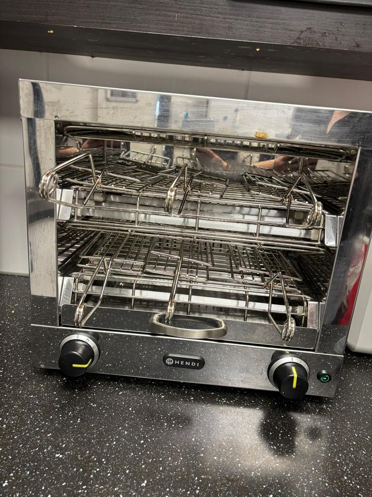 Hendi tosti ijzer, Witgoed en Apparatuur, Broodroosters, Ophalen, Zo goed als nieuw