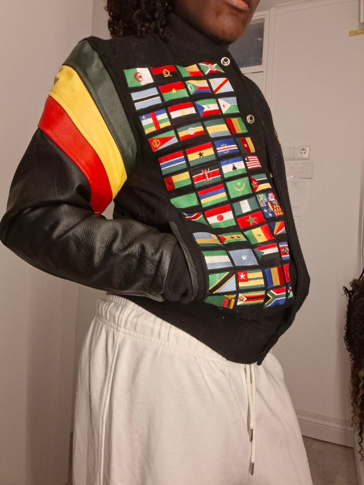 Vintage Mother Africa Varsity Jacket/ bomber jacket, Ophalen of Verzenden, Zo goed als nieuw
