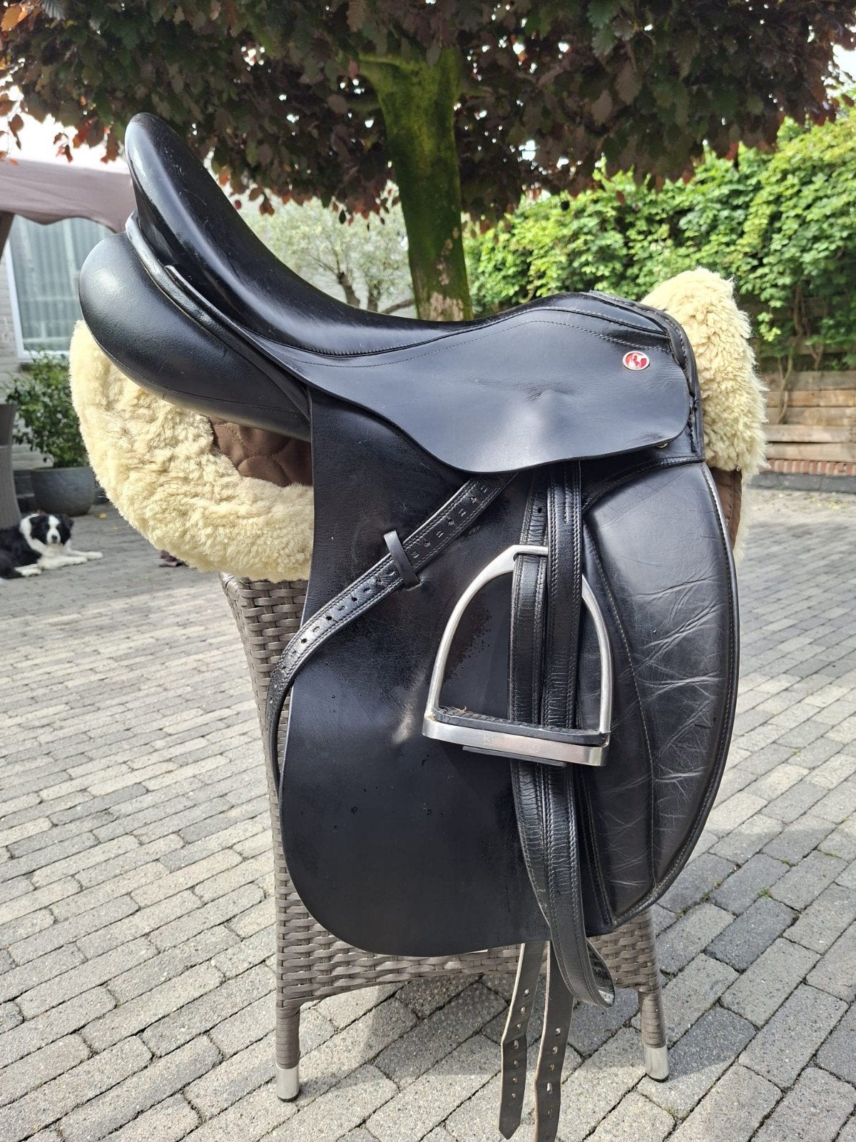 Kieffer veelzijdigheids zadel 18 inch., Ophalen, Gebruikt, Overige soorten