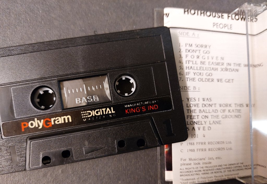 Hothouse Flowers CASSETTE Indonesie People Don't Go, Gebruikt, Verzenden, 1 bandje, NvT