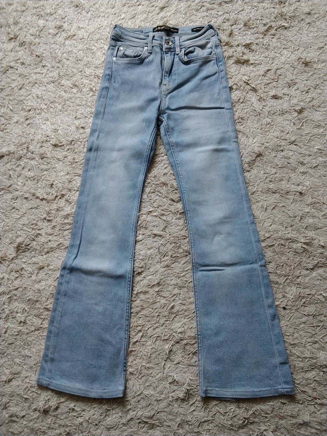 Seven Sisters flared jeans W25 L32, Ophalen of Verzenden, Zo goed als nieuw, W27 (confectie 34) of kleiner, Blauw