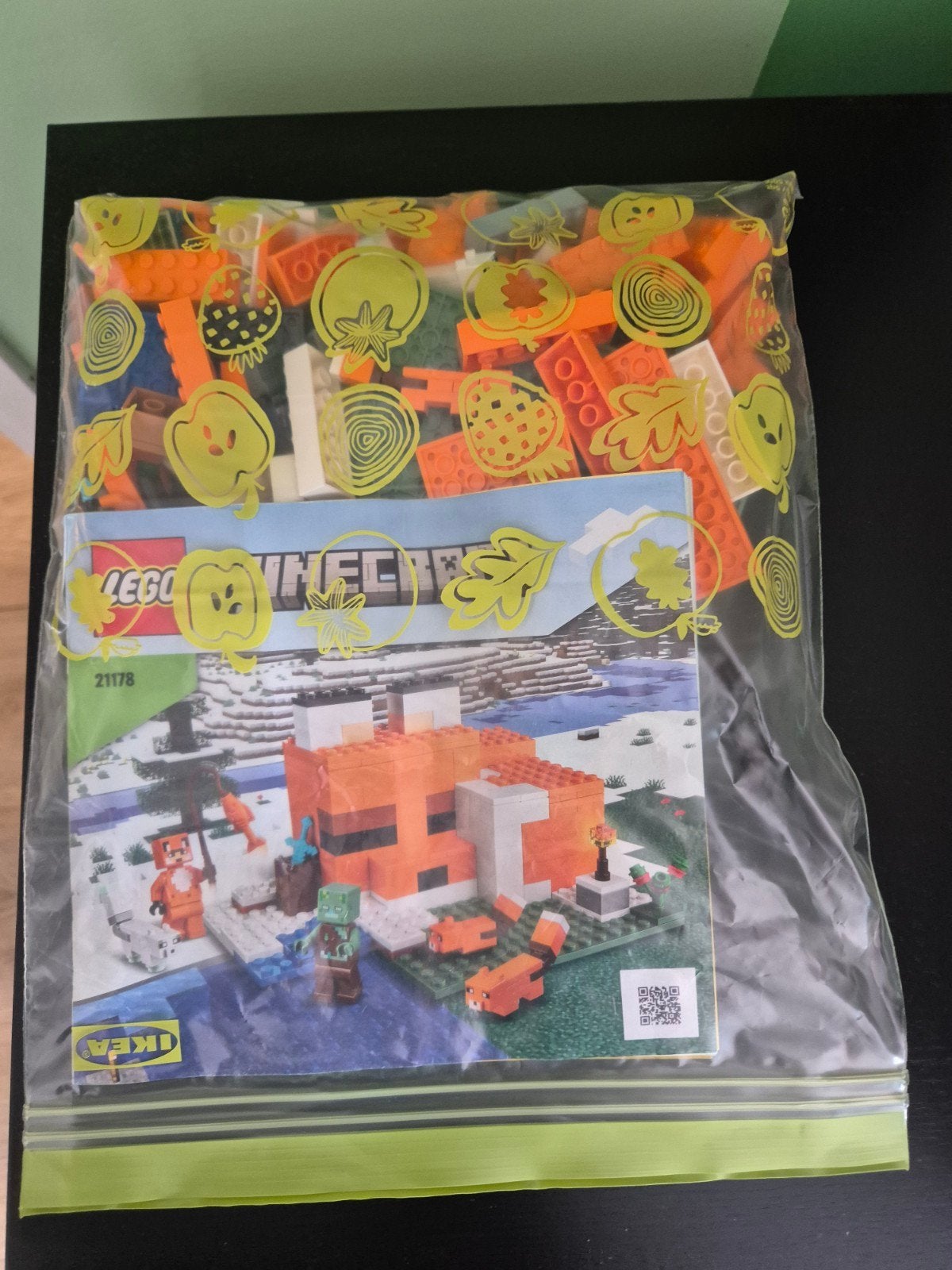 LEGO Minecraft De Vossenlodge 21178, Ophalen, Zo goed als nieuw, Overige merken