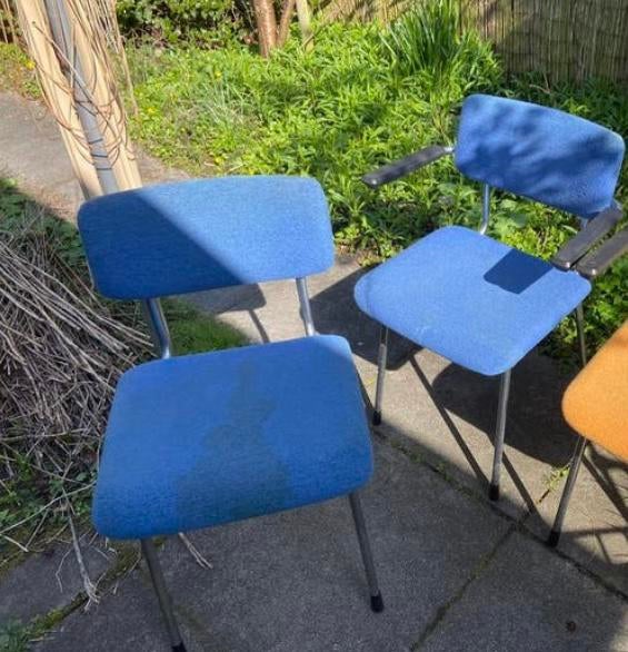 Gispen stoelen. 2 stuks, Huis en Inrichting, Stoelen, Ophalen, Gebruikt, Twee