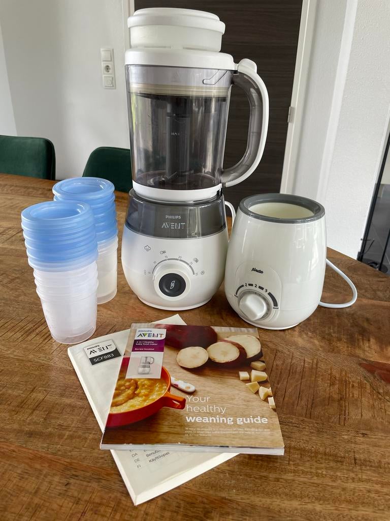 Philips Avent 4-in-1 Babyvoeding Maker, Ophalen, Zo goed als nieuw, Flessen- of potjesverwarmer
