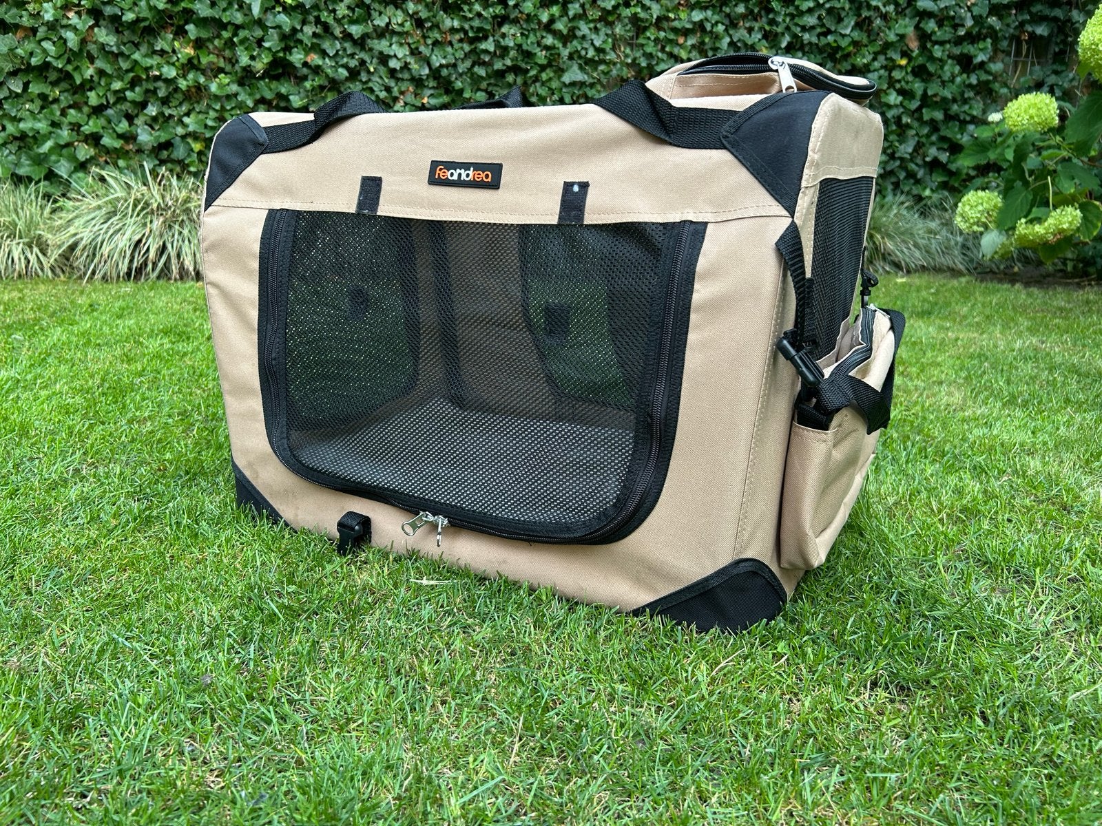 Honden reis bench 60x42x35 cm, Dieren en Toebehoren, Ophalen, Zo goed als nieuw