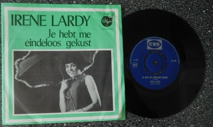 Irene Lardy - je hebt me eindeloos gekust (vanaf € 3,00), Ophalen of Verzenden, Zo goed als nieuw, 7 inch, Levenslied of Smartlap