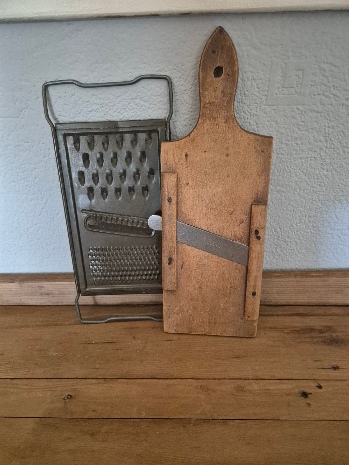 Vintage rasp en mandoline snijder, Ophalen of Verzenden