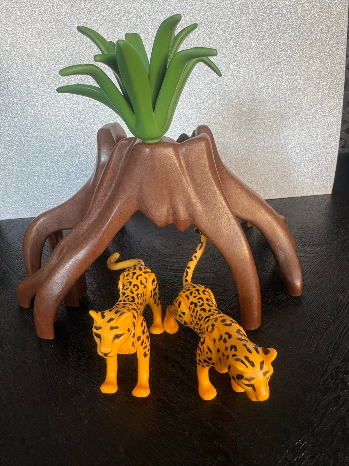 Playmobil Luipaarden met boomstronk en plant, Ophalen, Gebruikt, Jongen of Meisje