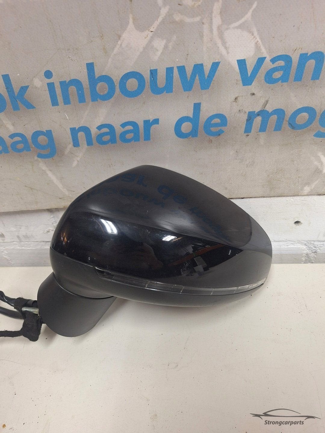 Spiegel Audi A1 links kleurcode LZ9Y bj 2010 in goede staat, Gebruikt, -, -, -