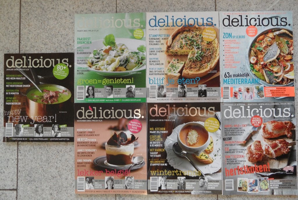 Delicious magazines, Ophalen of Verzenden, Zo goed als nieuw, Overige typen