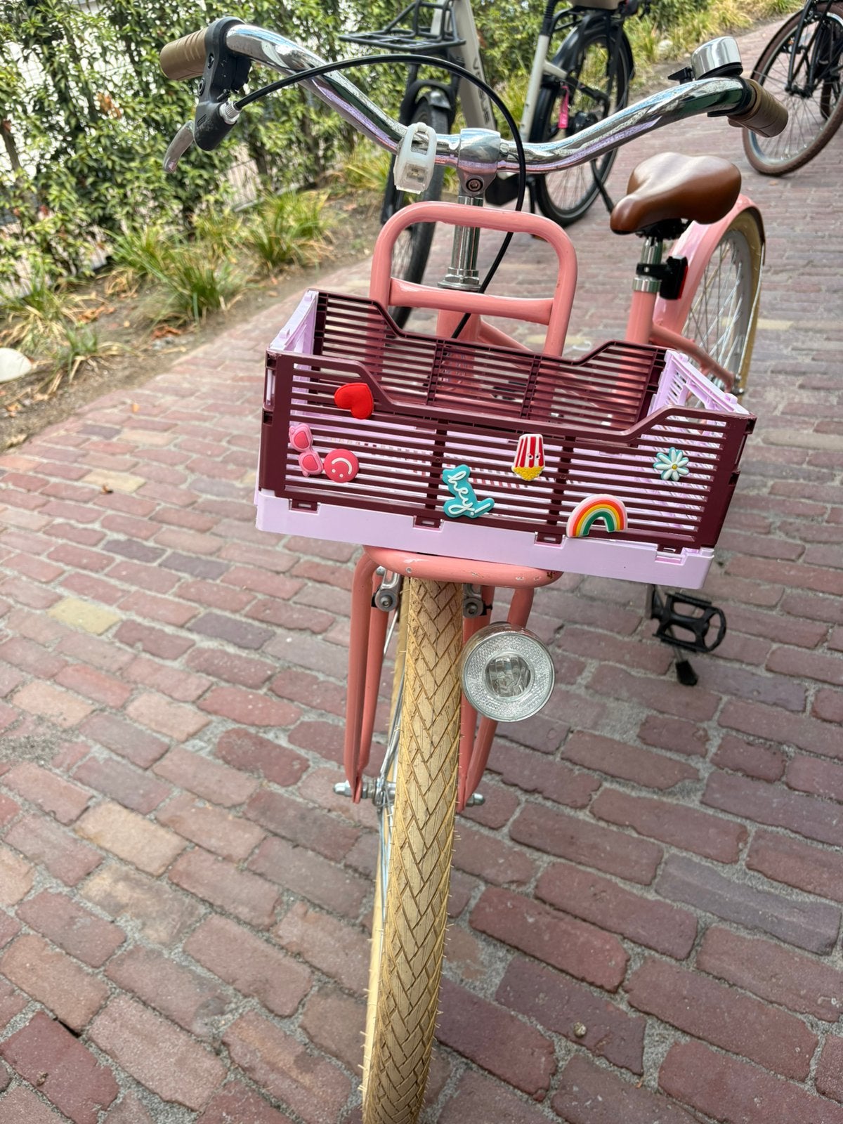 Roze amigo fiets 24 inch, Fietsen en Brommers, Ophalen, Gebruikt, Schijfrem