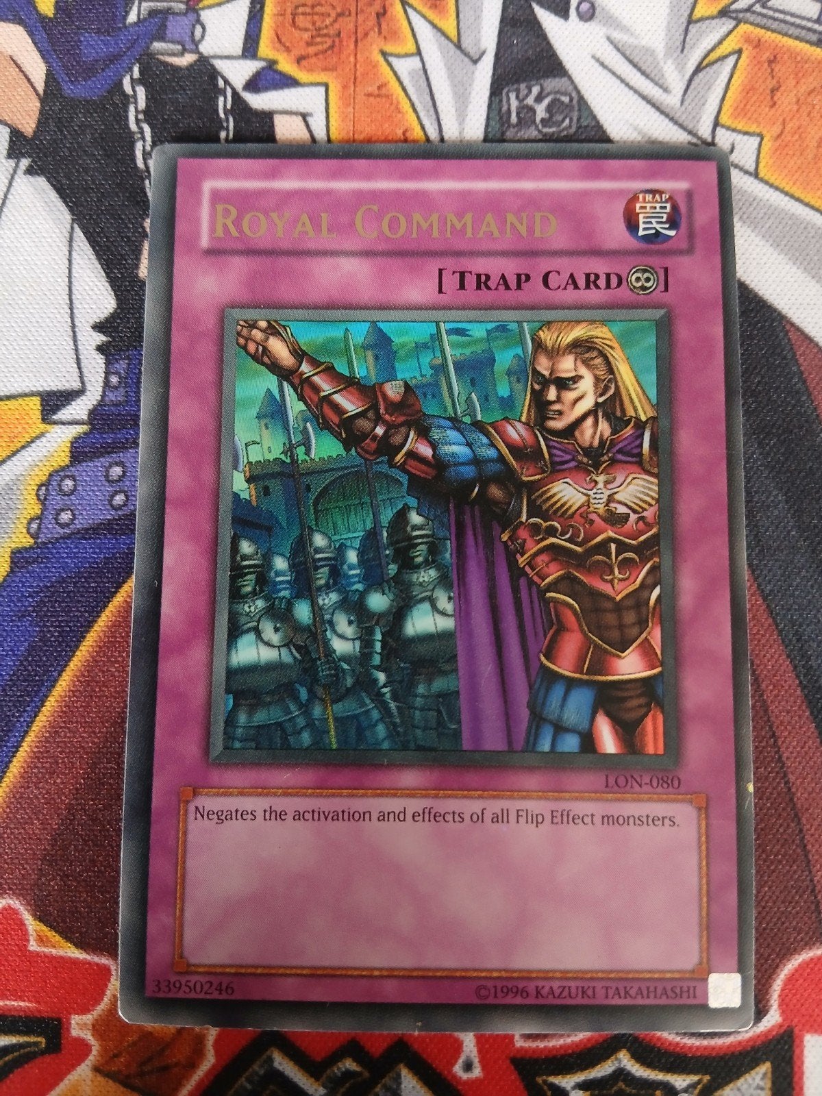 Royal Command - Ultra Rare LON - Yu-Gi-Oh, Ophalen of Verzenden, Zo goed als nieuw, Foil