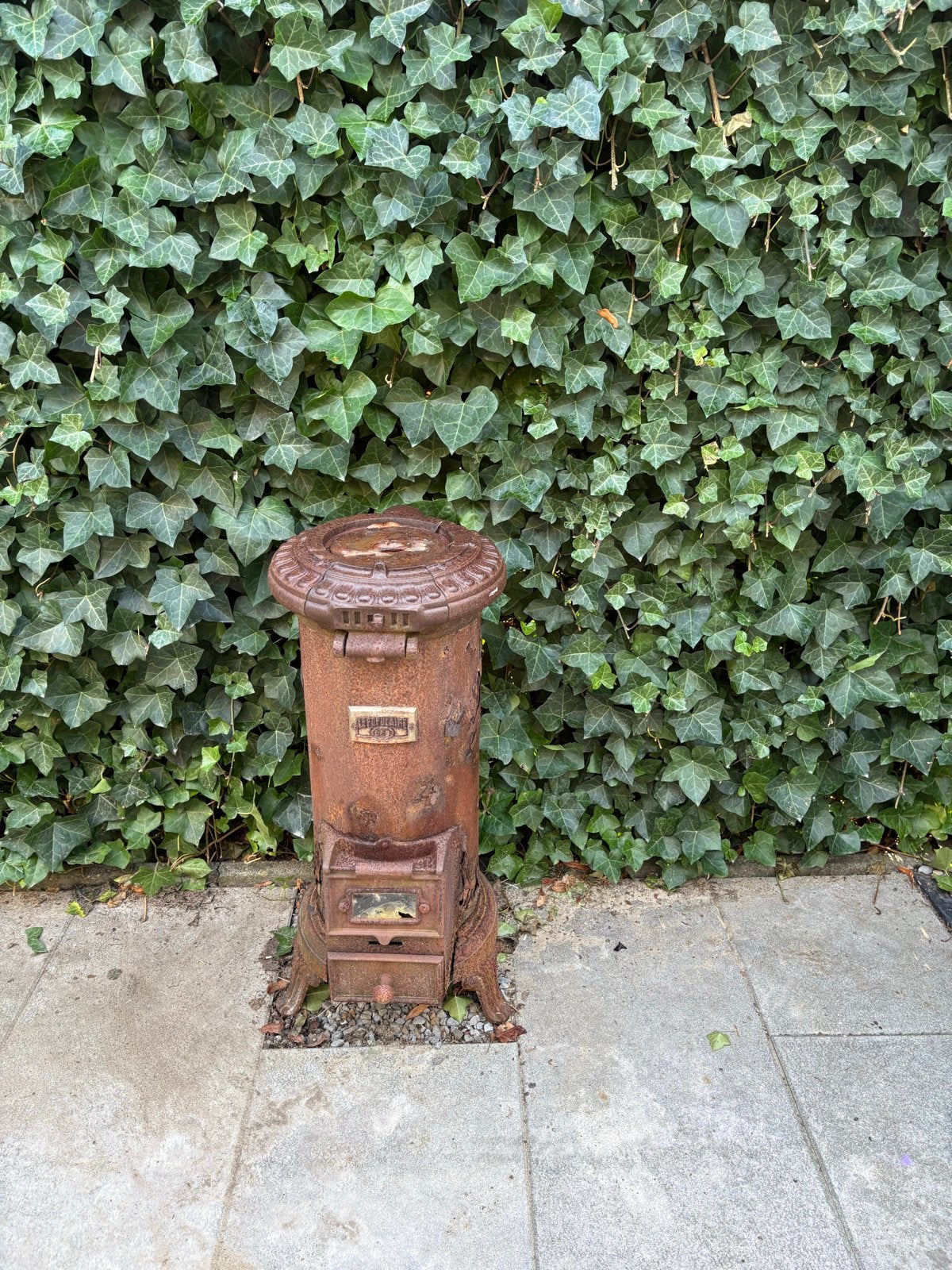 Antieke gietijzeren kachel - Decoratief, Ophalen
