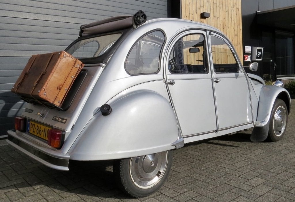 Citroën 2CV 0.6 Spec S6 1986 Grijs, Auto's, Voorwielaandrijving, 602 cc, 2CV, Cabriolet