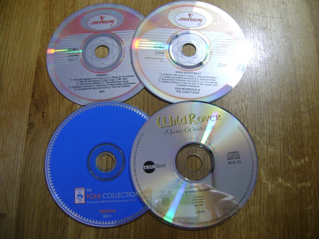 4 CD's Irish Folk Music, Ophalen of Verzenden, Gebruikt, Keltisch