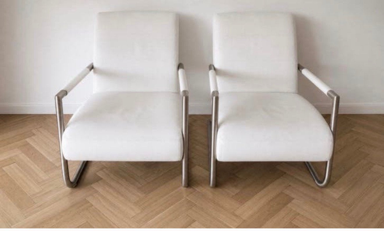 Twee mooie fauteuils, Ophalen, Zo goed als nieuw, 50 tot 75 cm, Leer