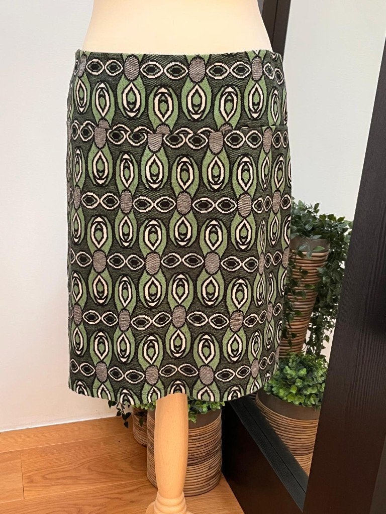 King Louie - rok - snake eye - print - L, Kleding | Dames, Maat 42/44 (L), Ophalen of Verzenden, Zo goed als nieuw, Knielengte