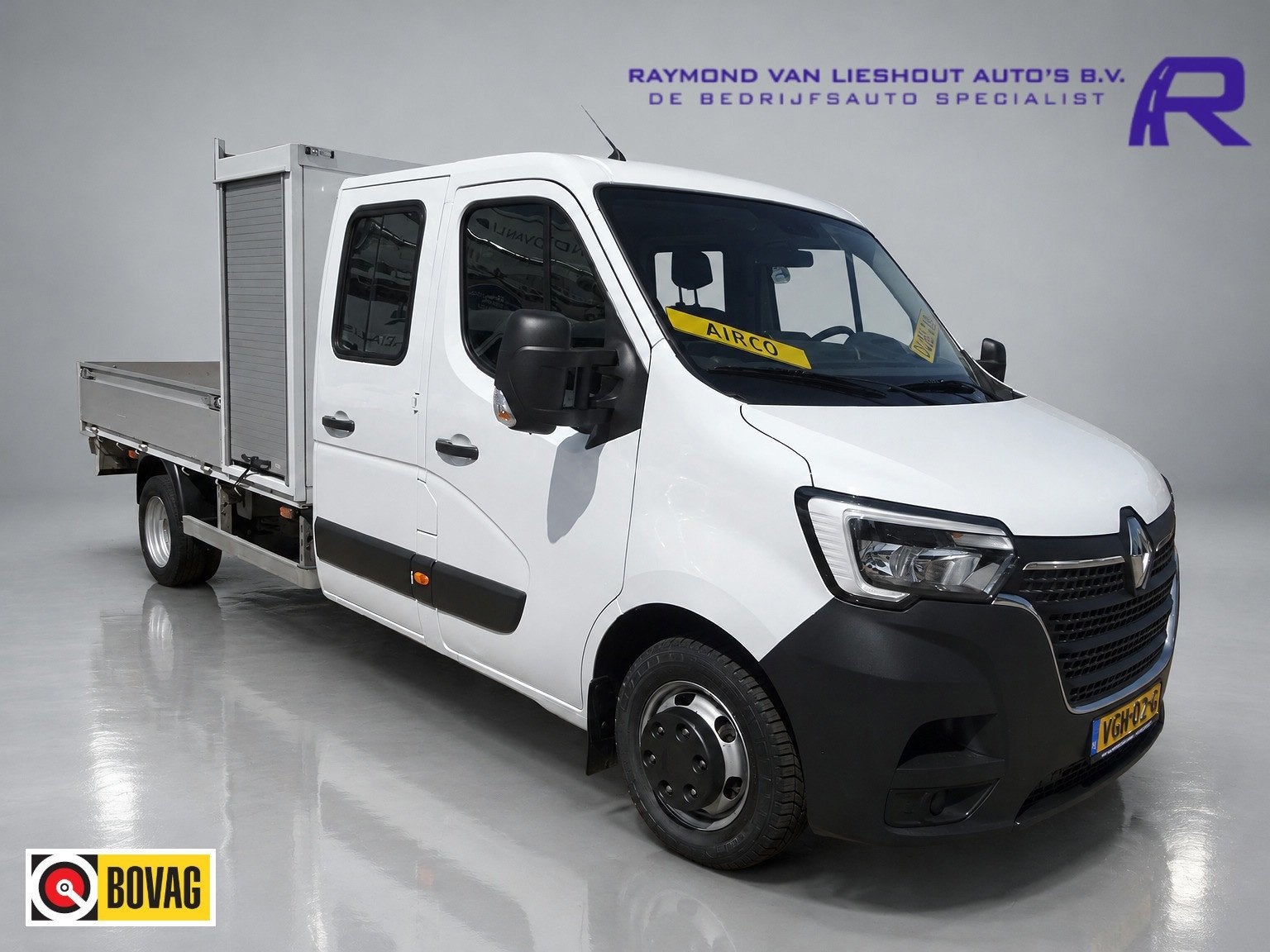 Renault Master T35 2.3 dCi 145 L4 DL DUBBELE CABINE OPEN LAA, Auto's, Dealer onderhouden, Gebruikt, Origineel Nederlands, 6 stoelen