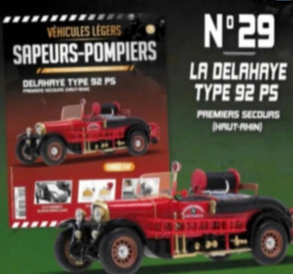 Delahaye Type 92 PS BRANDWEER Wintzenheim schaal 1/43 # 29, Verzenden, Nieuw, Auto, Overige merken
