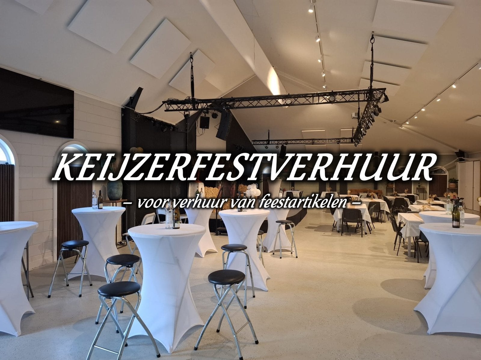 Feest artikelen huren voor een feetje of evenement?, Ophalen of Verzenden