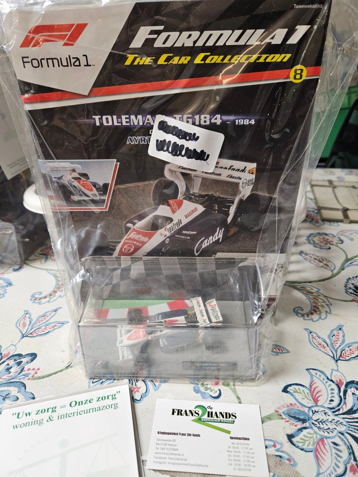 Toleman TG184 - 1984 Ayrton Senna Formule 1 modelauto, Ophalen of Verzenden, Nieuw, Auto, Overige merken