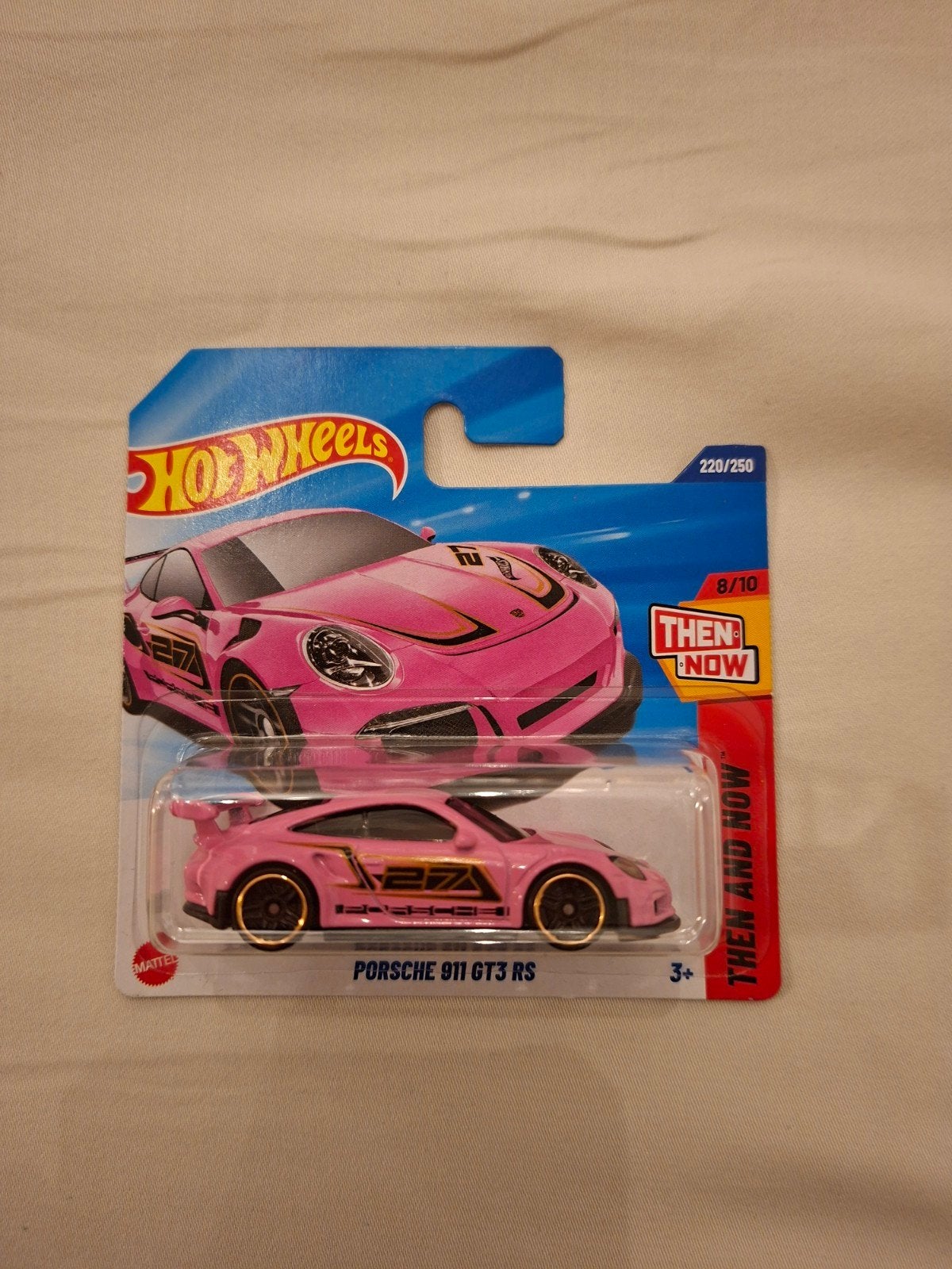 Hot Wheels Porsche 911 GT3 RS - Roze, Ophalen of Verzenden, Nieuw, Auto