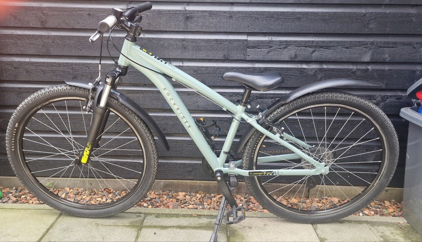 ZGAN fiets rockrider mountainbike st500 JR 26 inch khaki, Fietsen en Brommers, Fietsen | Jongens, Velgrem, Rockrider Decathlon