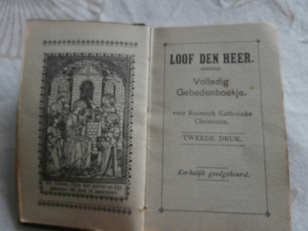 Bijbel Loof den Heer Volledig Gebedenboekje Rooms Katholiek, Antiek en Kunst, Ophalen of Verzenden, Bijbel