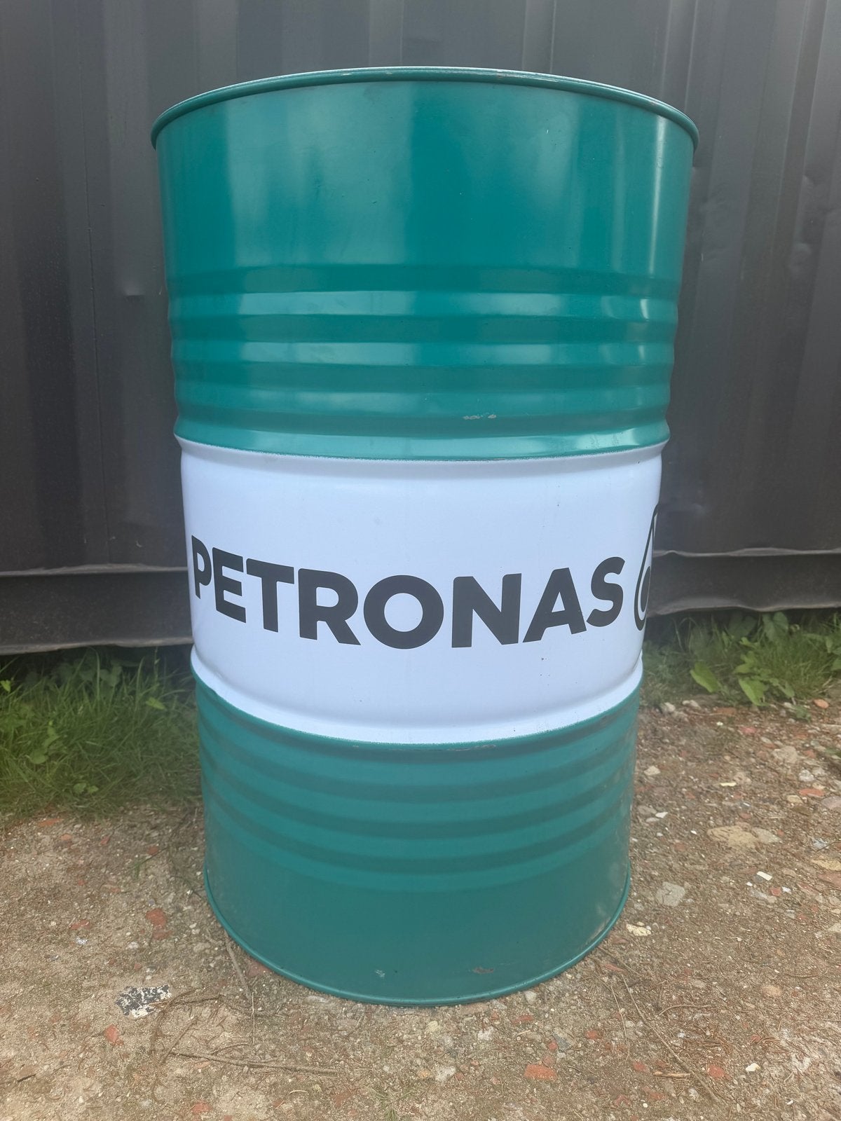 Petronas Olievat - Groen/Wit Decoratief Vat, Tuin en Terras, Ophalen, Gebruikt