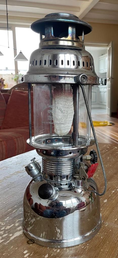 Vislamp. red heat trade mark petroleum vislamp, Ophalen, Gebruikt, Petromax