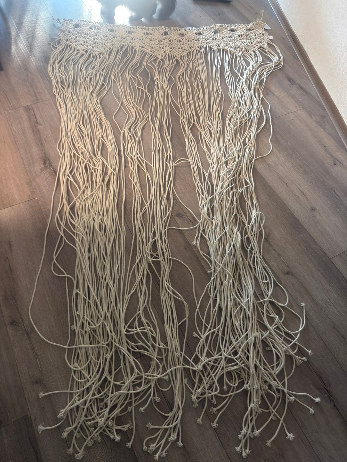 vidaXL Gordijn macramé, Overige merken, Nieuw, Ophalen of Verzenden, Gordijn