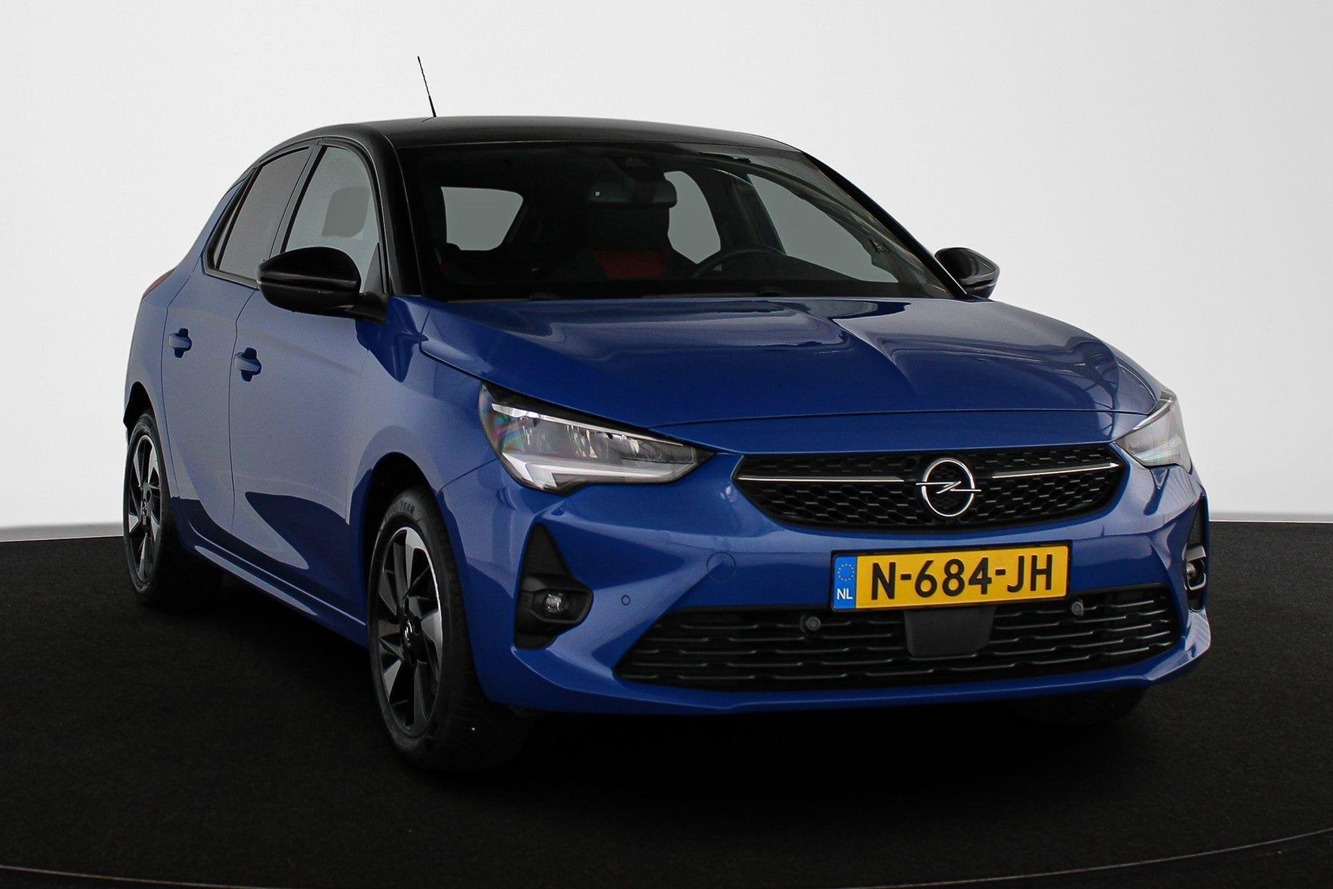 Opel Corsa-e GS Line 50 kWh Camera Apple CarPlay Climate Con, Auto's, Opel, Gebruikt, Zwart, Blauw, Origineel Nederlands