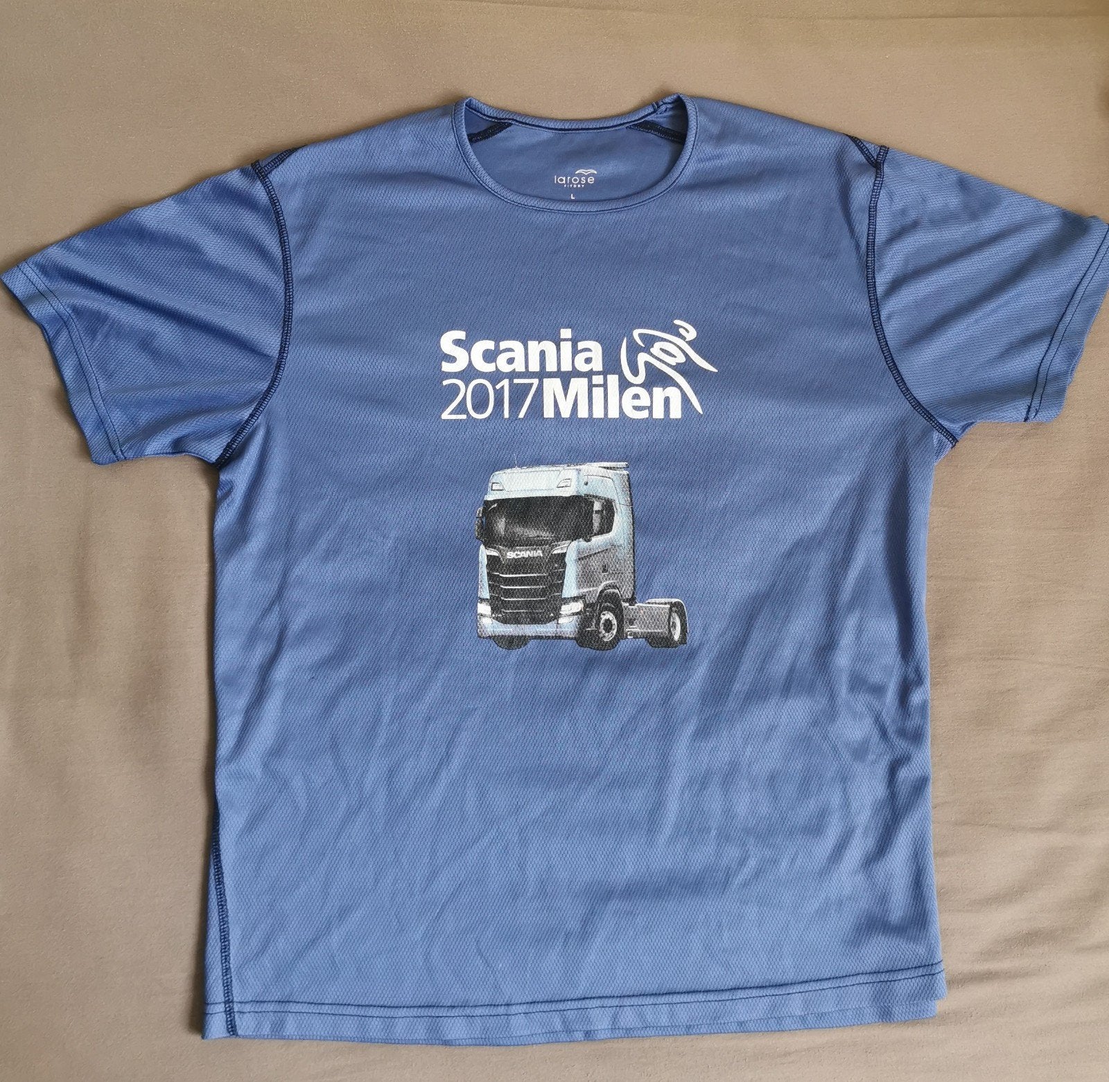 Scania 2017 Milen T-shirt - Maat L, Maat 52/54 (L), Blauw, Nieuw, Ophalen of Verzenden