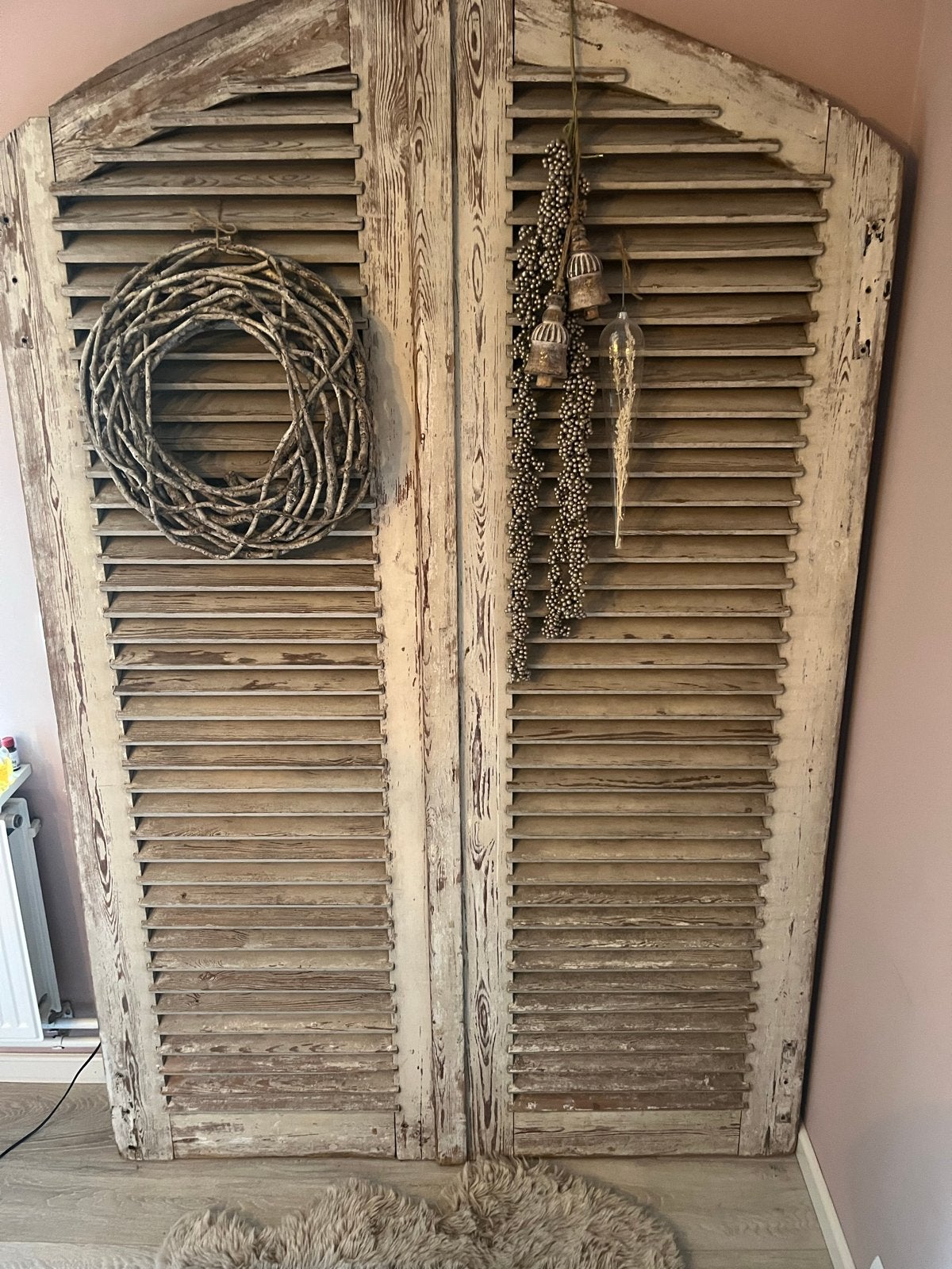 Antieke houten luiken - Shabby Chic decoratie, Ophalen